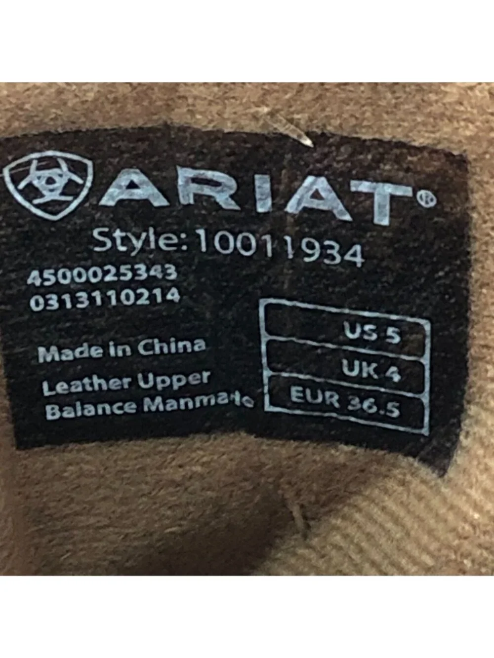 Ariat kids work